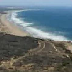 Playa Peñitas desde el aire